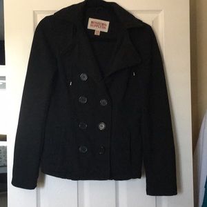 Peacoat style black sweater